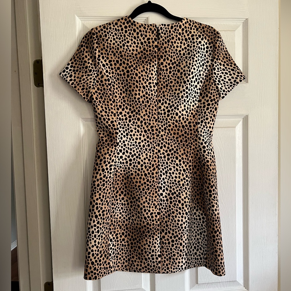 Michael Kors Leopard Print Mini Dress 4 - Picture 3 of 4